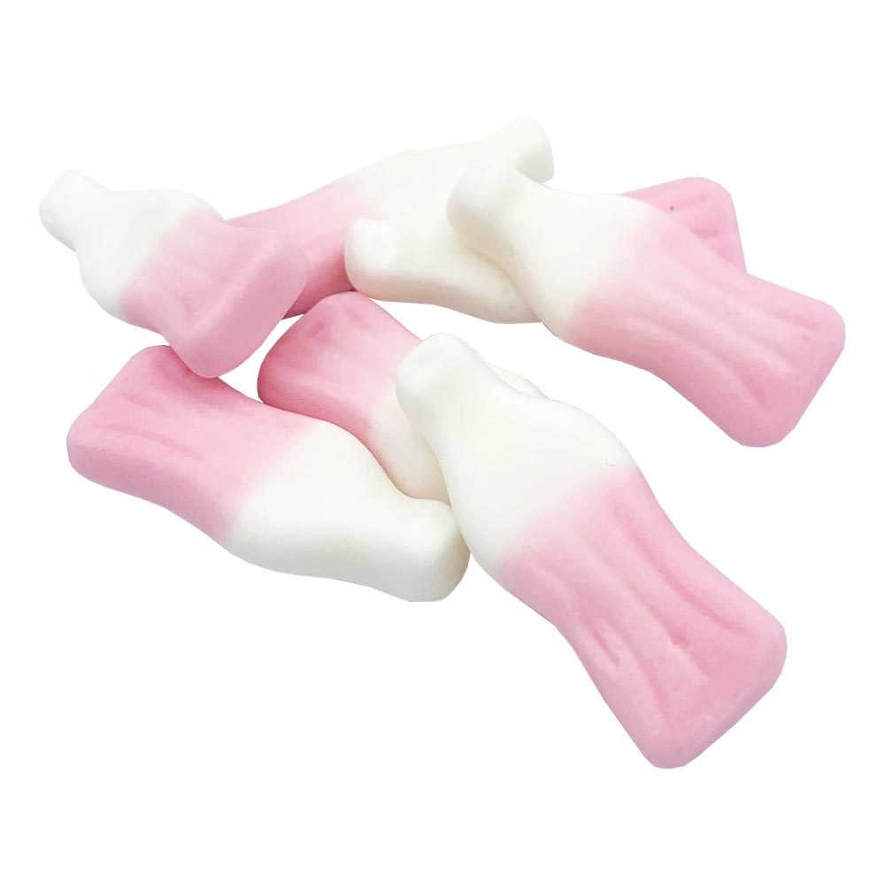 Strawberry milkshake bottles