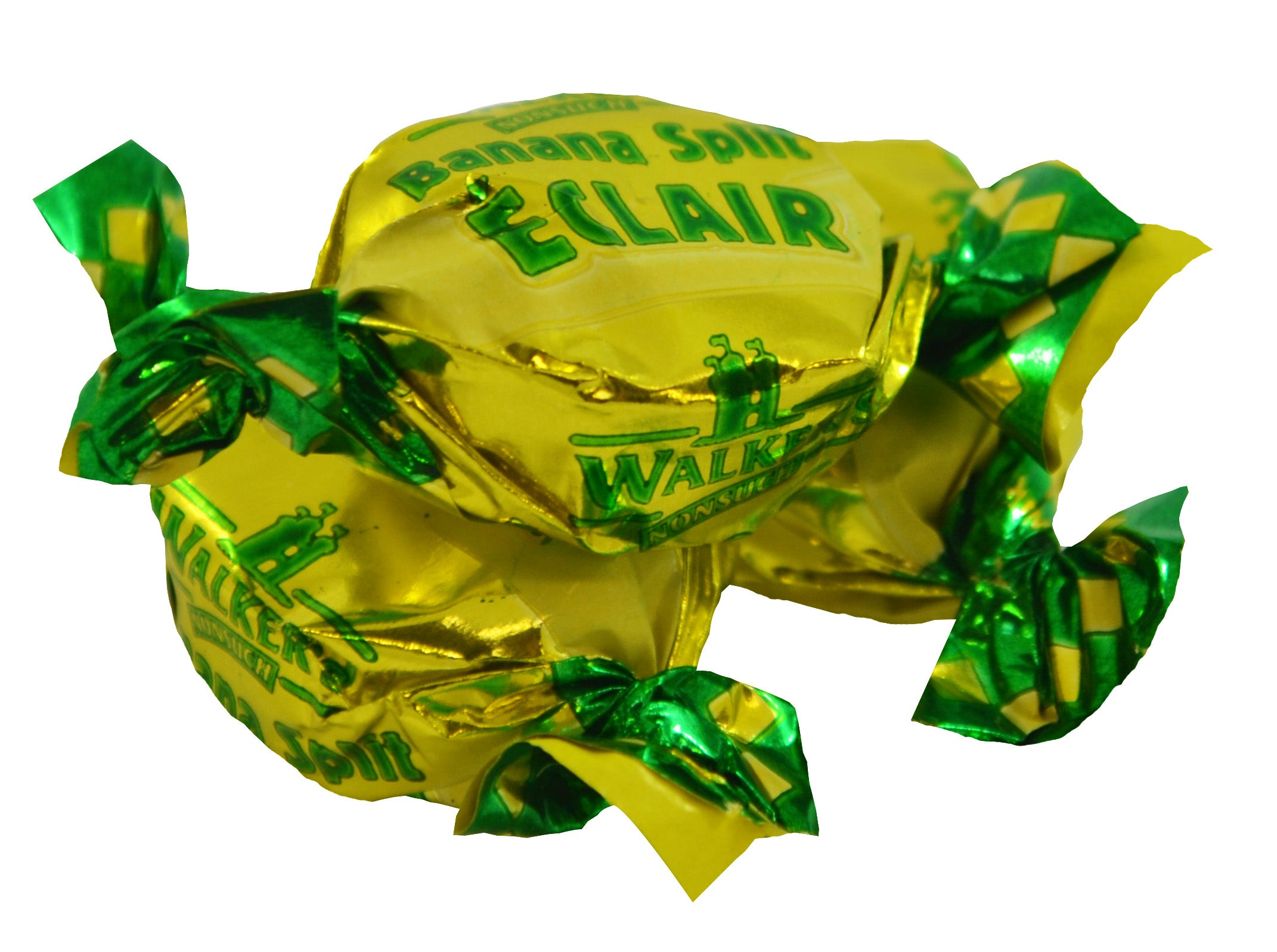 Banana split eclairs