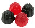 Blackcurrant and raspberry gums