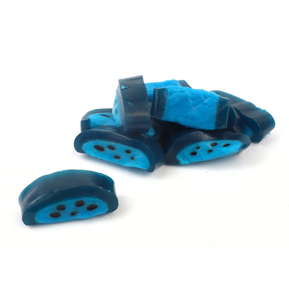 Blue raspberry peelable slices