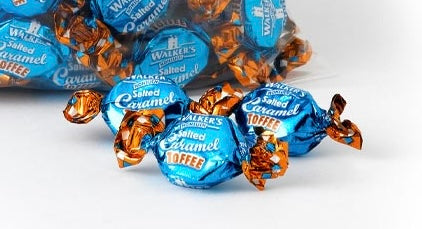 Salted caramel toffee